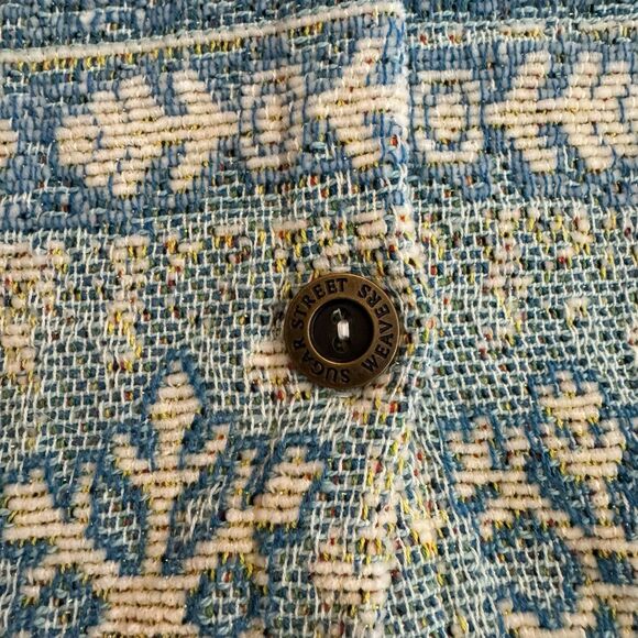 VINTAGE Unique‎ Sugar Street Weavers Snowman Sweater Winter Wonder Land S Rare - Picture 12 of 13